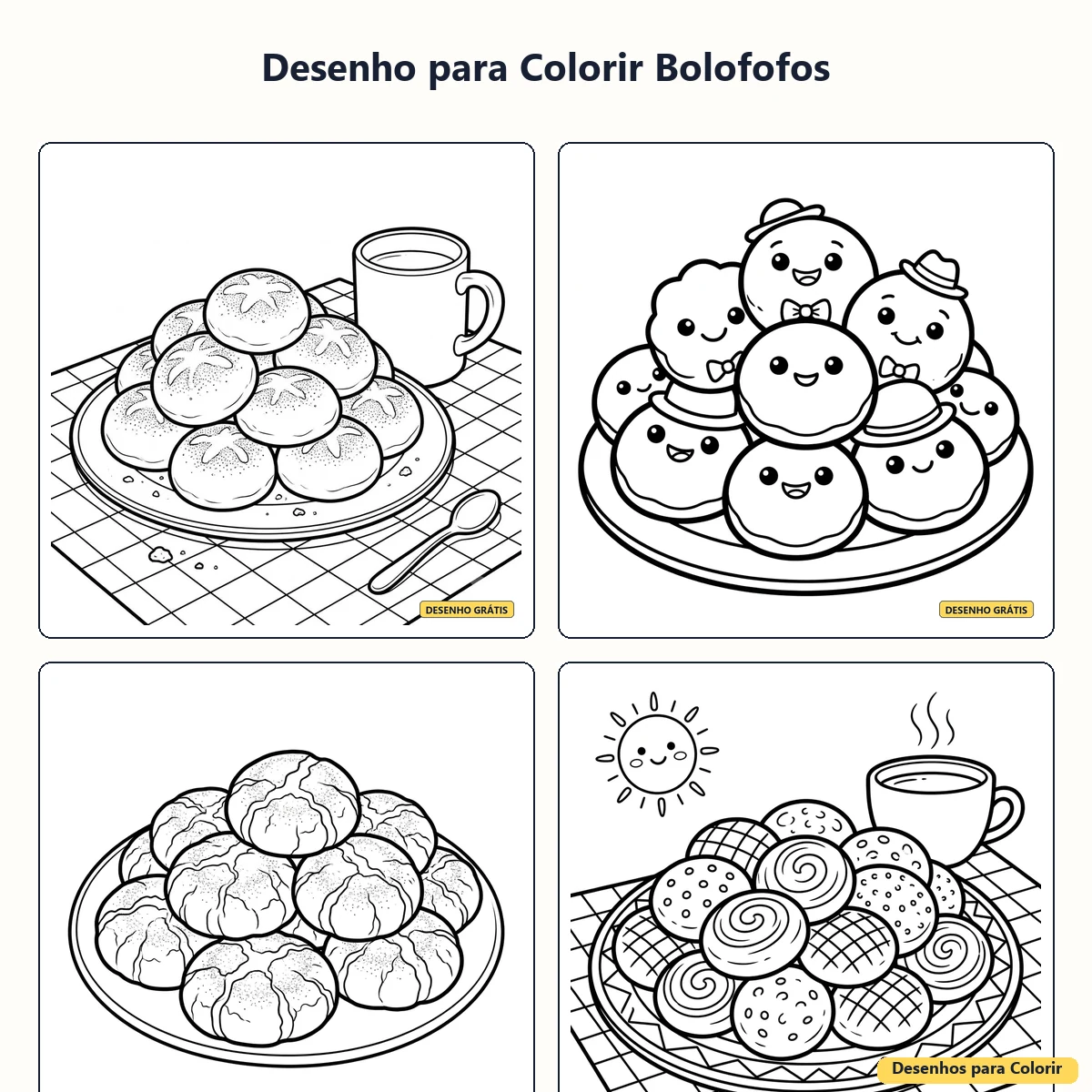 Desenho para Colorir Bolofofos: Atividades Divertidas para Imprimir